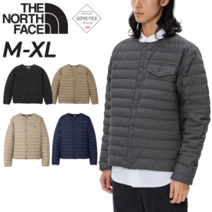 ノースフェイス ダウンジャケット メンズ アウター THE NORTH FACE シェルカーディガン ノーカラー インナーダウン アウトドアウェア キ