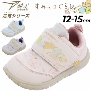 ベビーシューズ 瞬足 すみっコぐらしコラボ シュンソク 足育シリーズ 女の子 12-15cm | 4E 子供靴 ベビー靴 キッズ スニーカー 子ども 運