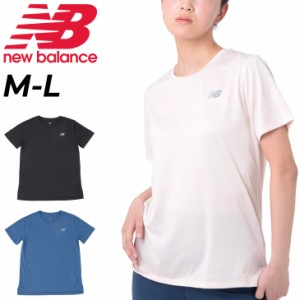 ニューバランス 半袖 Tシャツ レディース NEWBALANCE Sport Essentials ランニングウェア 吸汗速乾 軽量 ジョギング マラソン 陸上 トレ