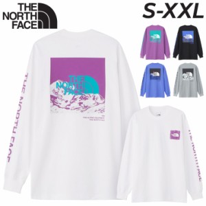 ノースフェイス 長袖 Tシャツ メンズ THE NORTH FACE グラフィックティー バックプリント コットンT 綿 アウトドアウェア ウエア キャン