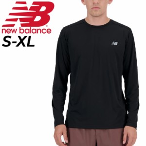 ニューバランス 長袖 Tシャツ メンズ Newbalance ランニングウェア マラソン ジョギング 陸上 トレーニング スポーツウェア ウエア 男性