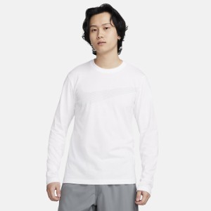 ナイキ 長袖 Tシャツ メンズ NIKE DF フラッシュ L/S Tee トレーニング スポーツウェア ビッグロゴ 吸汗速乾 ドライ ランニング ジム 男