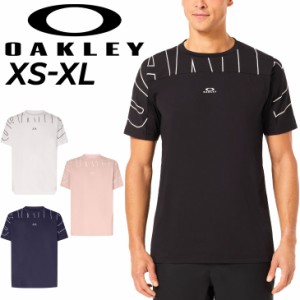 オークリー 半袖 Tシャツ メンズ OAKLEY 吸汗速乾 軽量 クルーネック トレーニング スポーツウェア ウエア ランニング ジム 運動 男性用 