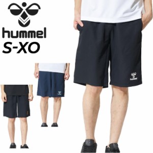 ヒュンメル ショートパンツ メンズ hummel プラクティス ウーブン ハーフパンツ 吸汗速乾 撥水 UV トレーニング ランニング スポーツウェ