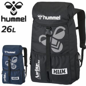 ヒュンメル サッカーバッグ リュック 約26L ボール収納可 hummel バックパック26 多機能 メンズ レディース ジュニア キッズ フットボー