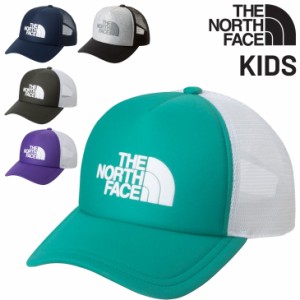 ノースフェイス 帽子 キッズ ジュニア THE NORTH FACE ロゴ メッシュキャップ 子供用 アウトドア スポーツ  子ども 男の子 女の子 ベース