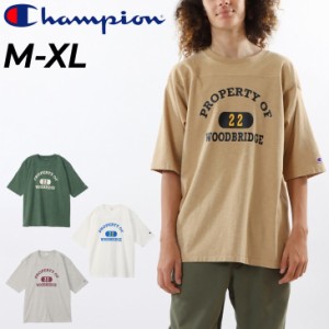 チャンピオン 半袖 Tシャツ メンズ Champion フットボールTシャツ 5分袖 カットソー ウェア カットソー アメカジ アウトドア風 男性 半袖