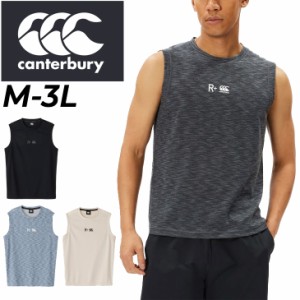 カンタベリー ノースリーブ Tシャツ メンズ canterbury アールプラス ワークアウト スリーブレスシャツ R+ RUGBY+ ラグビー トレーニング