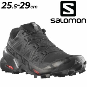 サロモン トレイルランニングシューズ メンズ 靴 SALOMON SPEEDCROSS 6 男性用 ローカット 紐靴 ひも靴 ランニングシューズ 運動靴 トレ