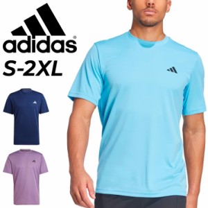 アディダス 半袖 Tシャツ メンズ adidas TR-ES BASE TEE トレーニング スポーツウェア ランニング 吸汗速乾 男性用 クルーネック シンプ