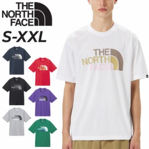 ノースフェイス 半袖 Tシャツ メンズ THE NORTH FACE カラフルロゴティー 速乾 ロゴT プリントT アウトドアウェア ウエア キャンプ デイ