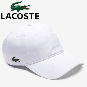 ラコステ 帽子 メンズ LACOSTE スポーティー6パネルキャップ スポーツ  アクセサリー ぼうし 白 ホワイト わに ワニ 男性用 ブランド ア