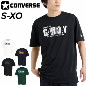 コンバース 半袖 Tシャツ メンズ ユニセックス CONVERSE プリントT バスケットボール スポーツウェア ウエア 吸汗速乾 男性 男子 トップ