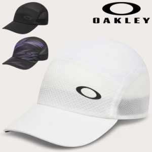 オークリー キャップ 帽子 メンズ レディース OAKLEY トレーニング スポーツキャップ メッシュ 無地 柄物 冷感加工 軽量 通気性 吸汗速乾