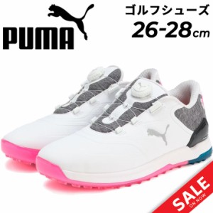 プーマ メンズ ゴルフシューズ スパイクレス PUMA GOLF プロアダプト アルファキャット 2.0 ディスク ディスク 防水 ローカット 男性 紳