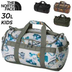 ノースフェイス キッズ 子ども用 ボストンバッグ 30L THE NORTH FACE ナイロンダッフル30量 アウトドアバッグ 手提げ ショルダー キャン