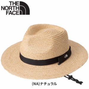 ノースフェイス 帽子 メンズ 麦わら帽子 THE NORTH FACE ラフィアブレイドハット 中折れ帽 男性用 天然素材 ストローハット アウトドア  