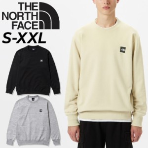 ノースフェイス スウェットシャツ メンズ ユニセックス THE NORTH FACE ヘザーロゴクルー 裏毛タイプ プルオーバー 長袖 トレーナー 速乾