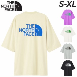 ノースフェイス 半袖 Tシャツ メンズ ユニセックス THE NORTH FACE シンプルカラースキームティー バックプリント ビッグシルエットアウ