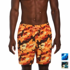 ナイキ メンズ 水着 ウォーターパンツ NIKE SWIM クラシックカモ7 ボレーショーツ USサイズ ショーツ型インナーつき 男性 総柄 サーフパ