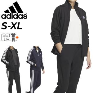 adidas フード付きジャケットネイビー ジュージ上下レディース jsy05_01.jpg