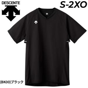 デサント ピステシャツ 半袖 メンズ ユニセックス DESCENTE バレーピステ バレーボールウェア トップス 練習着 トレーニング ピステトッ