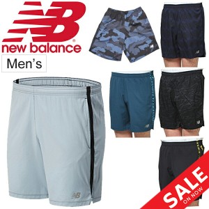 ランニングパンツ メンズ ニューバランス newbalance NBRC プリント7インチショート(インナーなし)/スポーツウェア ジョギング マラソ