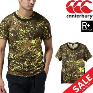 半袖 Tシャツ メンズ カンタベリー canterbury RUGBY+ パフォーマンスティ/ラグビー スポーツウェア 高機能 抗菌防臭 トレーニング 男性 