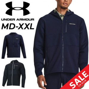 アンダーアーマー ジャケット メンズ ゴルフウェア UNDER ARMOUR GOLF フルジップ アウター 中綿入り ルーズ 薄手 保温 撥水 はっ水 軽量