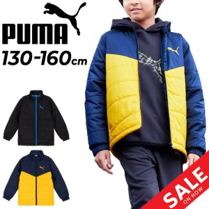 プーマ キッズ 中綿ジャケット ジュニア アウター PUMA ACTIVE SPORTS 130-160cm 子供服 防寒ウェア 保温 中わた 子ども パデッドジャケ