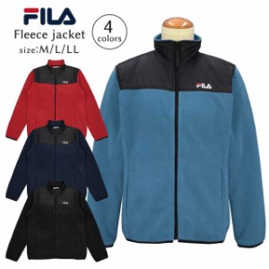 FILA メンズ フリースジャケット ジップアップ フリース ジャンパー アウター全4色