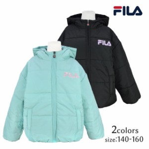 ジャンパー キッズ ジュニア 女の子 FILA 子供 アウター 綿入り ジャケット 防寒全2色