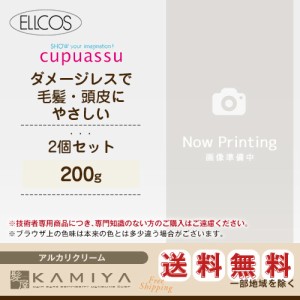 エルコス キュプアス プラスワンクリーム 200g×2個セット|アルカリクリーム トリートメントカラー カラートリートメント キュプアスバタ