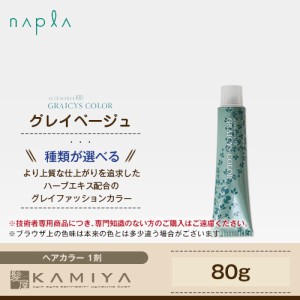 ナプラ アクセスフリー HB グレイシスカラー 1剤 グレイベージュ 80g 美容院専売