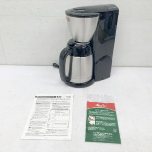 C2619YO ◆0420_7凹【美品】コーヒーメーカー 0.7L 2〜5杯用 メリタ SKT541B  NOAR ノア ドリップ家電