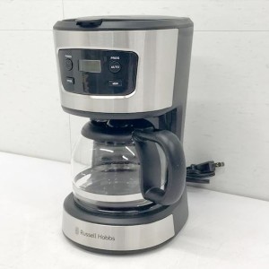 C5231YO ◆0610_7凹【美品】コーヒーメーカー 5杯用 Russell Hobbs 7620JP 23年製 ラッセルホブス ドリップ家電