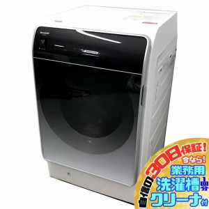 C5644YO 30日保証！【美品】ドラム式洗濯乾燥機 シャープ ES-X11A-SL 23年製 洗濯11kg/乾燥6kg 左開き