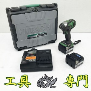 Q1755 送料無料！オーバーホール済み【中古品】14.4Vインパクトドライバー 日立工機 WH14DDL  