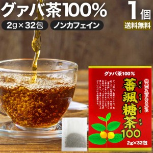 蕃颯糖茶100 2g×32包 送料無料 宅配便 | グァバ グァバ茶 グアバ グアバ茶 ガバ茶 ガバちゃ 茶葉 ティーパック ティーバッグ ダイエット