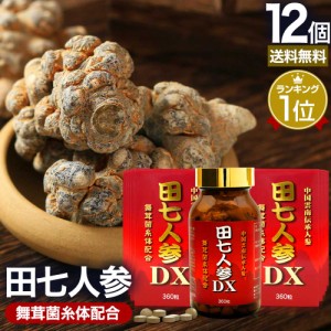 田七人参DX 360粒×12個セット 約360日分 送料無料 宅配便 | 田七人参 田七人参サプリメント 田七人参サプリ でんしちにんじん 伝七人参 