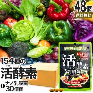 活酵素＋nano乳酸菌 60球×48個セット 約960〜1440日分 送料無料 宅配便 | 酵素 ナノ 乳酸菌 乳酸菌サプリメント 乳酸菌サプリ ビール酵