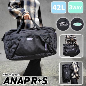 ANAP R+S アナップ ボストンバッグ トラベル 3WAY 42L