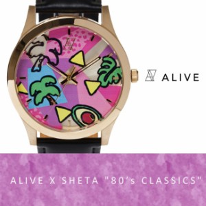 腕時計 アライブ ALIVE WATCH 時計 watch ALIVE X SHETA 80’s CLASSICS アライヴ コラボ 限定 ウォッチ