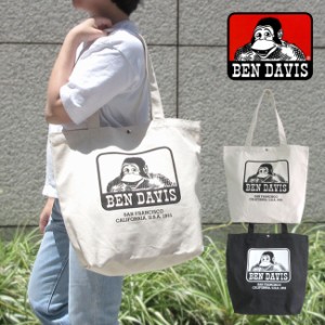 BEN DAVIS　ベンデイビス　トートバッグ　トート バッグ　エコバッグ　大容量　ポケット　お弁当入る　ブランド　おしゃれ　布　綿　レデ