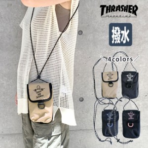 THRASHER スラッシャー スマホショルダー スマホポーチ 斜め掛け ショルダーバッグ