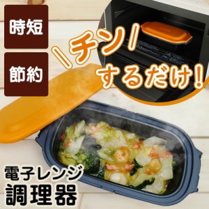 電子レンジ専用調理器 電子レンジ調理器 焼き魚 電子レンジ レンジ 調理 プレート 魚焼き器 電子レンジ調理 レシピ付き レンジで簡単調理