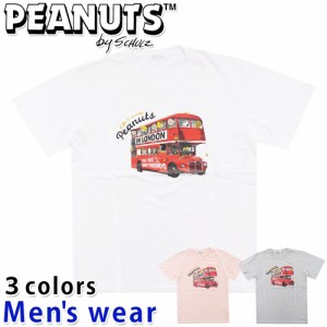 ★メール便送料無料★ スヌーピー プリント 半袖 Tシャツ メンズ S1112-389SPA グッズ PEANUTS 犬