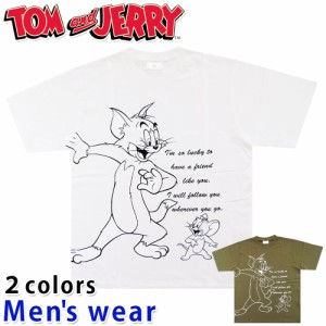 ★メール便送料無料★ トムとジェリー 半袖 Tシャツ メンズ 3277-4566A ワーナー グッズ アニメ ネコ ネズミ