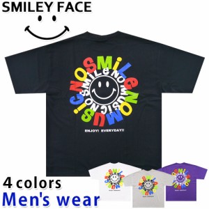 ★メール便送料無料★ スマイル ニコちゃん 半袖 Tシャツ 12325048 メンズ ワイド SMILE グッズ