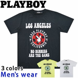 ★メール便送料無料★ PLAYBOY プレイボーイ 半袖 Tシャツ SPPB-42204A メンズ 雑誌 ウサギ グッズ